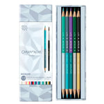 CA Set 9 Crayons Bicolor et Pinceau Alpine Frost-Boîte à Crayons-Caran d'Ache-Papeterie du Dôme