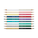 CA Set 9 Crayons Bicolor et Pinceau Alpine Frost-Boîte à Crayons-Caran d'Ache-Papeterie du Dôme