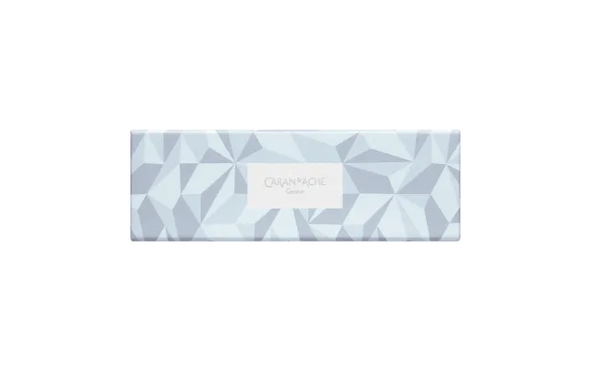 CA Set 9 Crayons Bicolor et Pinceau Alpine Frost-Boîte à Crayons-Caran d'Ache-Papeterie du Dôme