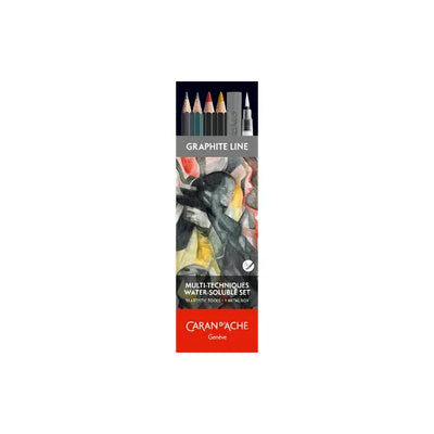 CA Set Aquarellable 13 Outils Graphite Line-Boîte à Crayons-Caran d'Ache-Papeterie du Dôme