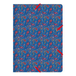 CED Grosse Pochette-Pochette-Cedon-Paisley blue-Papeterie du Dôme