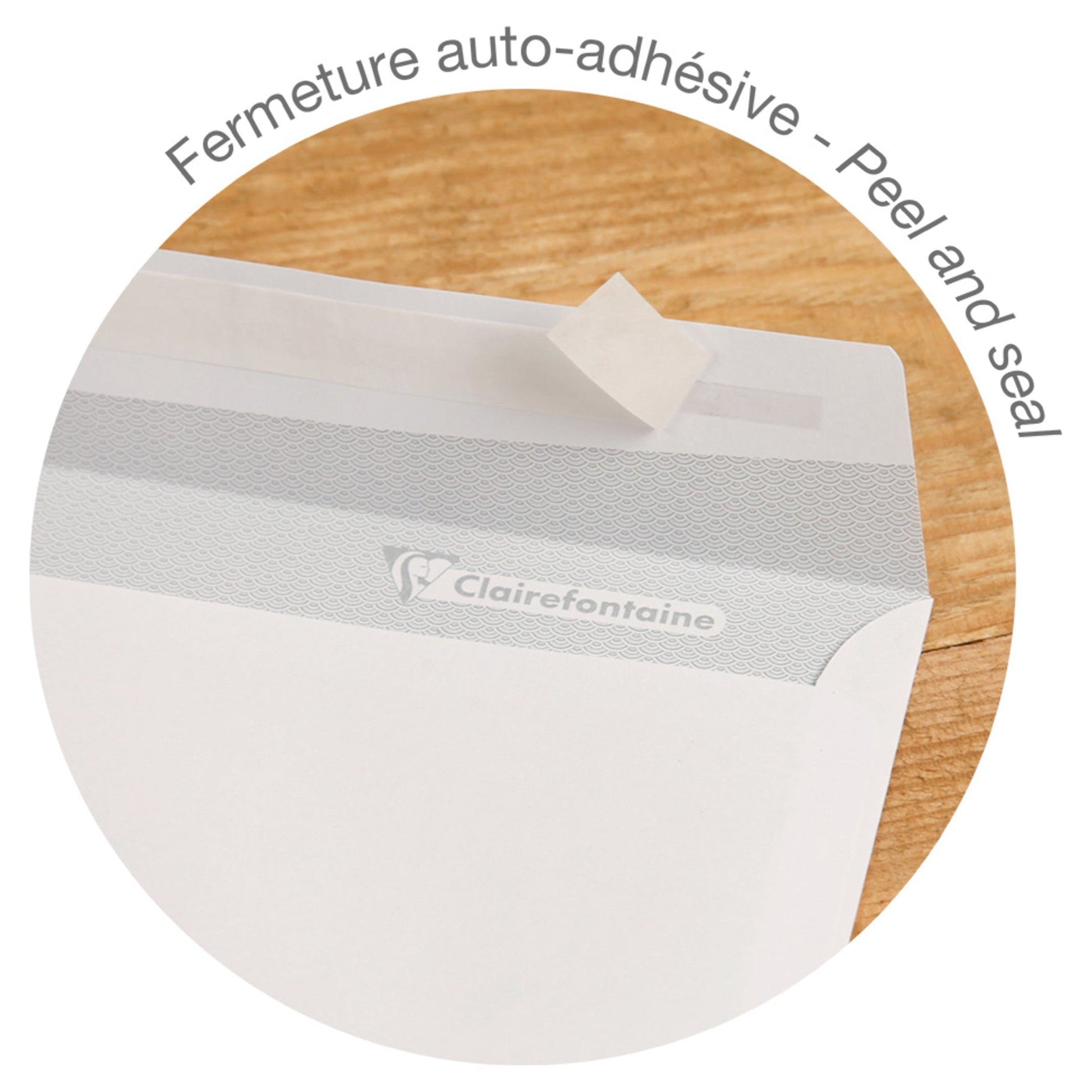 CLT 20 Carte avec Enveloppe Adhéclair-Correspondance-Clairefontaine-Papeterie du Dôme