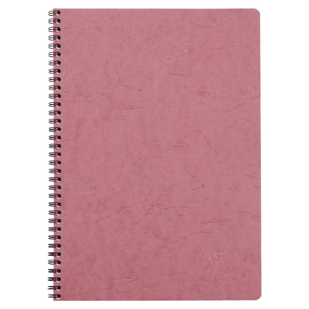 CLT Cahier Age Bag Spirale A4 100p-Cahier-Clairefontaine-Rose-Petits carreaux-Papeterie du Dôme