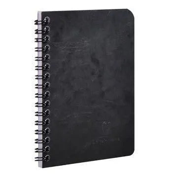CLT Carnet Age Bag Spiralé 9,5x14cm 100p-Carnet-Clairefontaine-Noir-Ligné-Papeterie du Dôme