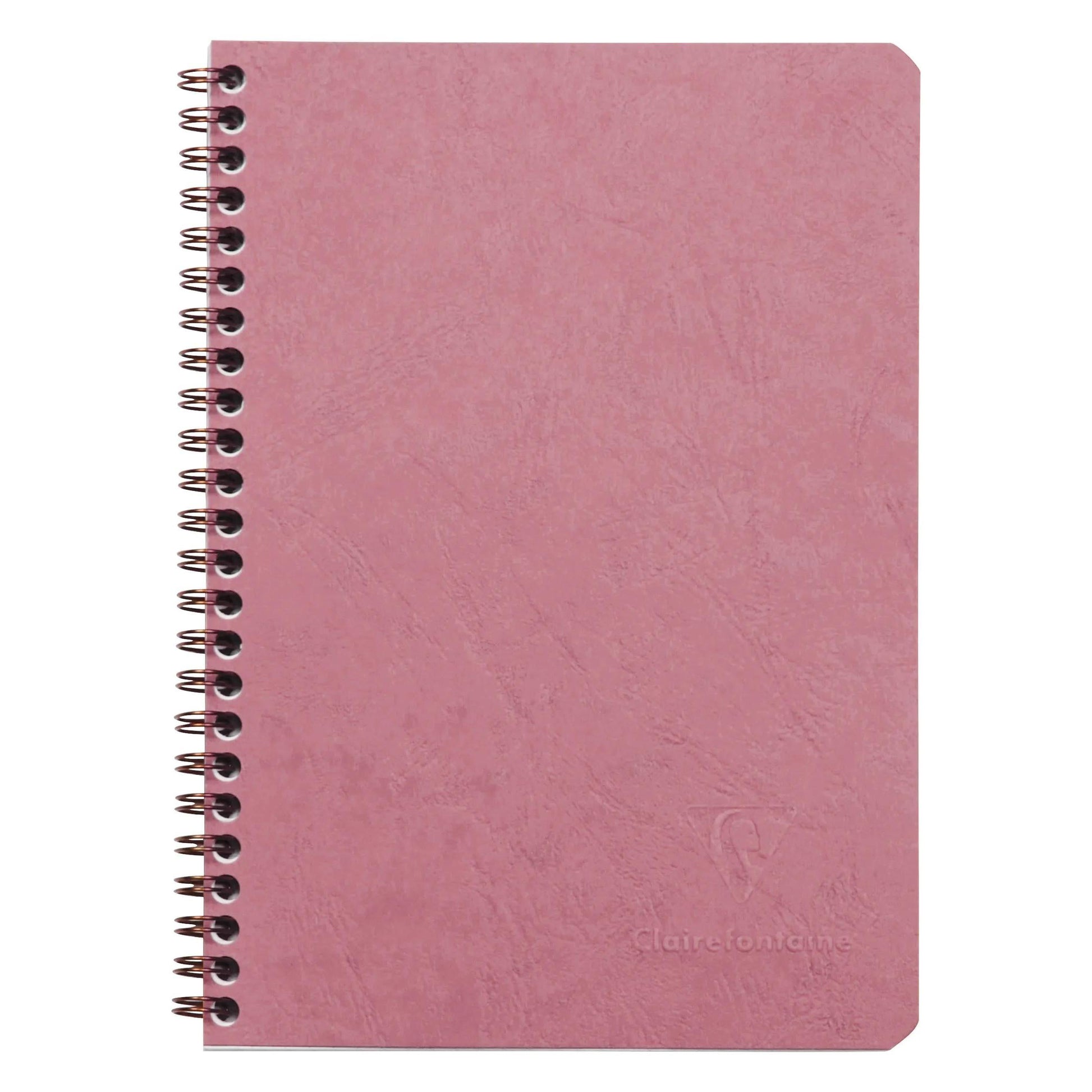 CLT Carnet Age Bag Spirale A5 100p-Carnet-Clairefontaine-Rose-Ligné-Papeterie du Dôme