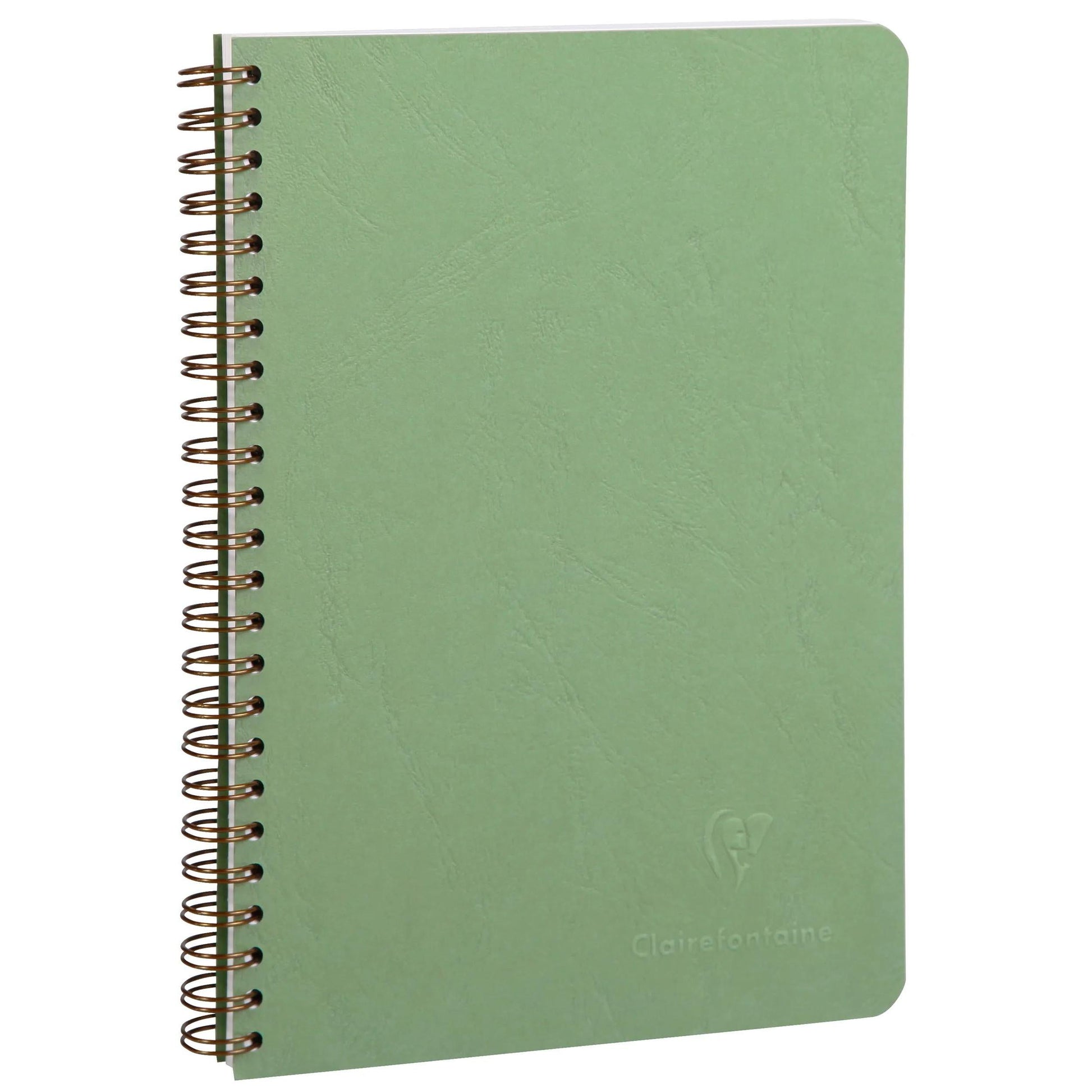 CLT Carnet Age Bag Spirale A5 100p-Carnet-Clairefontaine-Vert-Ligné-Papeterie du Dôme