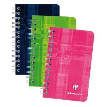 CLT Carnet Ligné Spirale 7.5x12-Carnet-Clairefontaine-Papeterie du Dôme