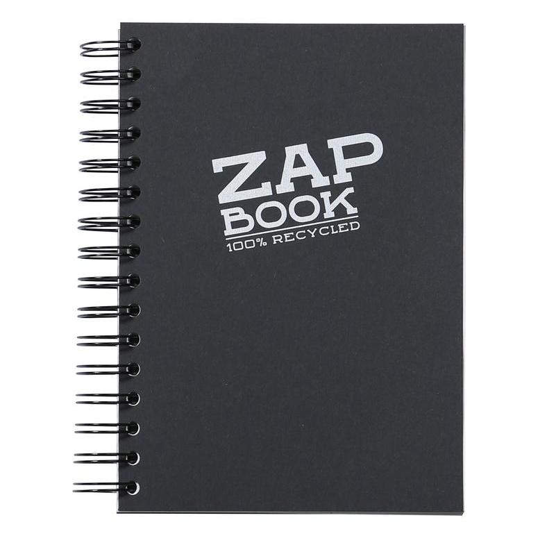 CLT Carnet Zap Book A5 Spirale-Carnet-Clairefontaine-Noir-Papeterie du Dôme