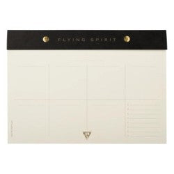 CLT Flying Spirit Bloc Planner à Rivets 24x17 60p-Carnet-Clairefontaine-Papeterie du Dôme