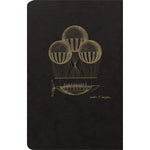 CLT Flying Spirit Carnet Piqure Textile 11x17 96p Noir-Carnet-Clairefontaine-Papeterie du Dôme