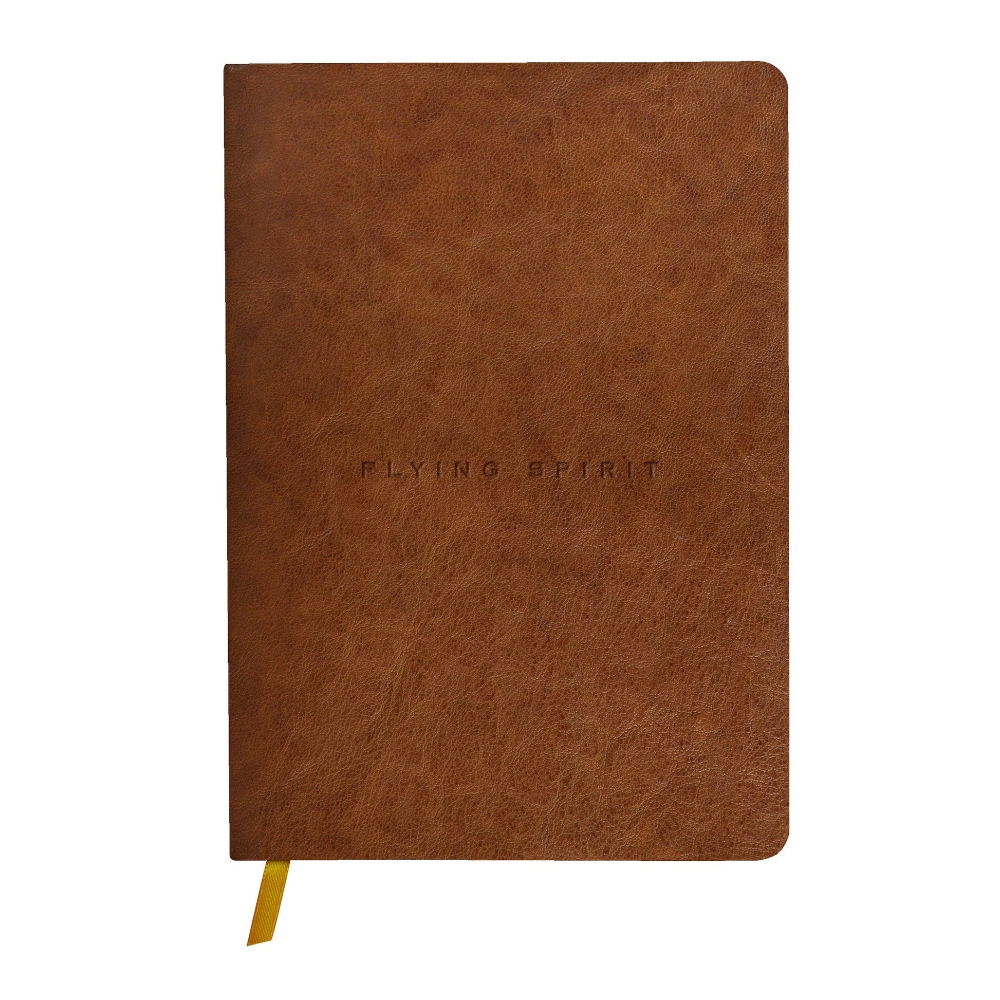 CLT Flying Spirit Cuir Broché Ligné A5 180p-Carnet-Clairefontaine-Papeterie du Dôme
