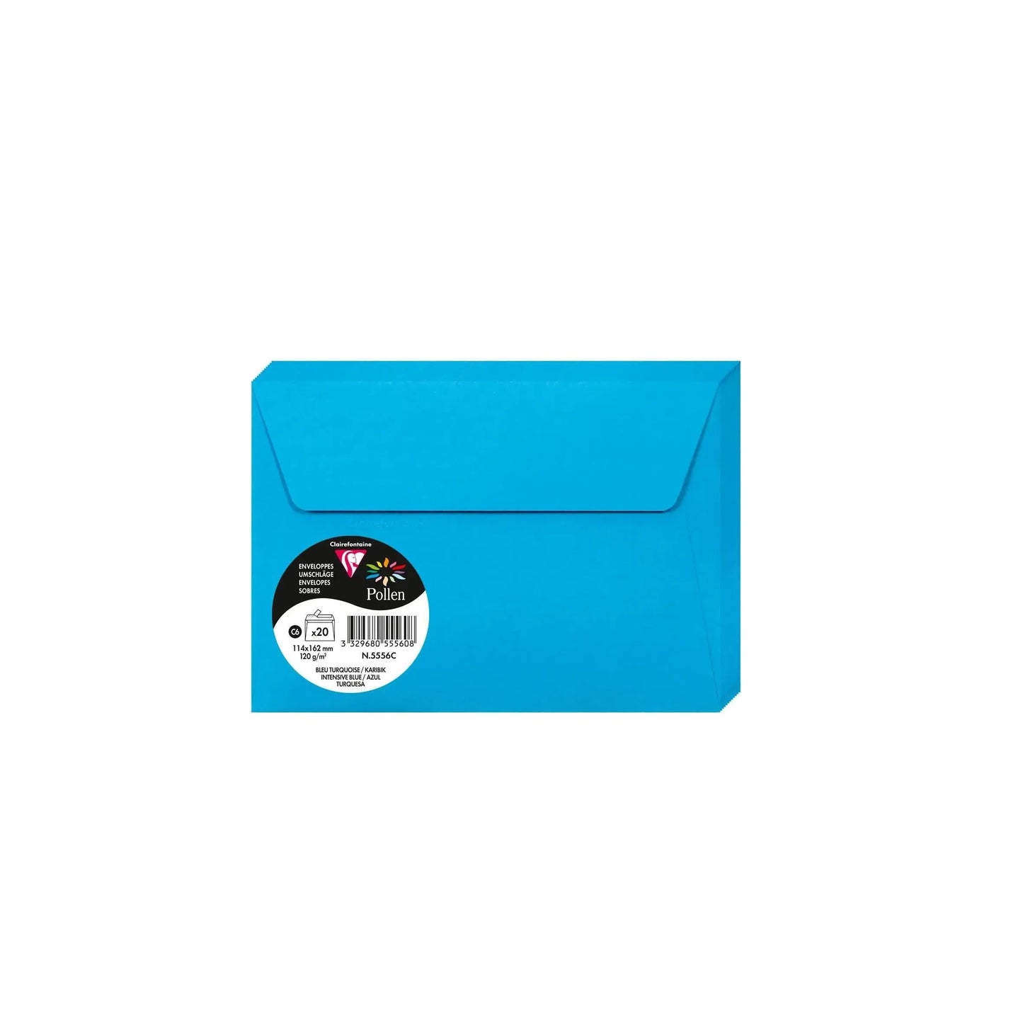 CLT Pollen Enveloppes C6 x20-Enveloppes-Clairefontaine-Papeterie du Dôme