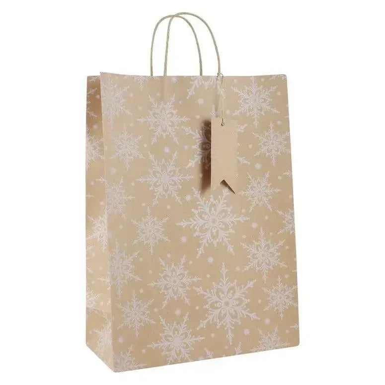 CLT Sac Cadeau-Sac Cadeau-Clairefontaine-Extra Large-Flocons 2-Papeterie du Dôme