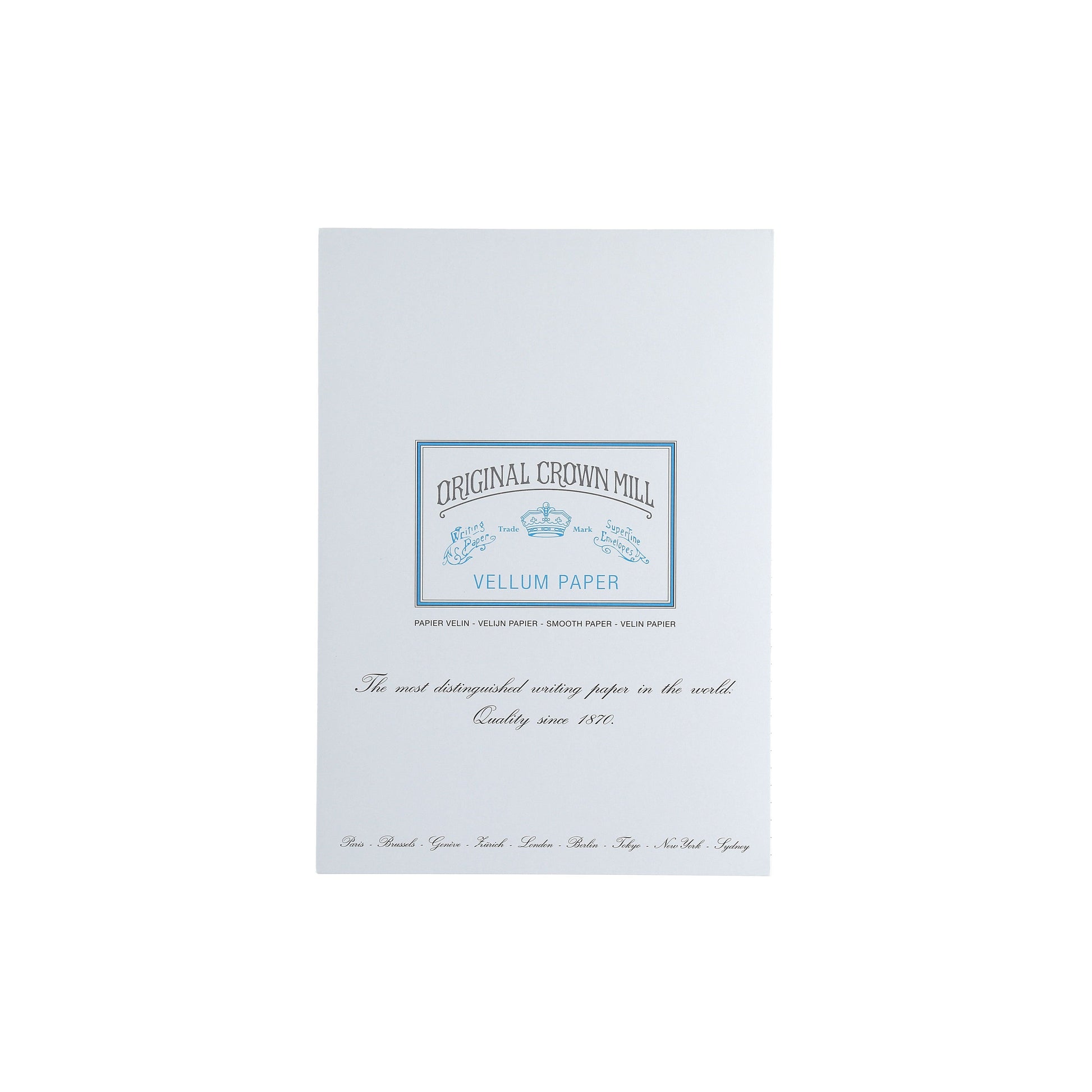 CRW Bloc Correspondance Vélin A4-Correspondance-Crown Mill-Papeterie du Dôme