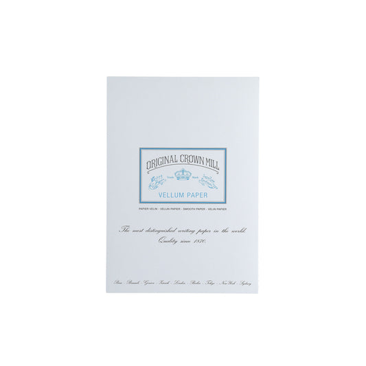 CRW Bloc Correspondance Vélin A4-Correspondance-Crown Mill-Papeterie du Dôme