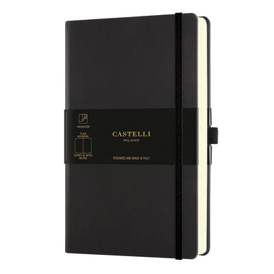 CTLI Carnet Aquarela Médium Uni-Carnet-Castelli Milano-Black sepia-Papeterie du Dôme