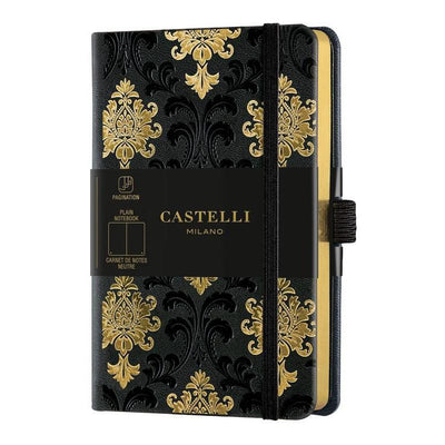 CTLI Carnet Gold Médium Uni-Carnet-Castelli Milano-Baroque Gold-Papeterie du Dôme