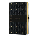 CTLI Carnet Gold Médium Uni-Carnet-Castelli Milano-Weaving Gold-Papeterie du Dôme