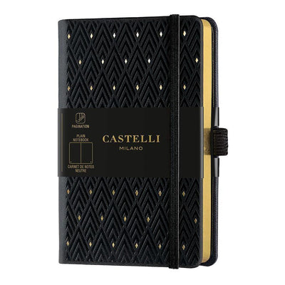 CTLI Carnet Gold Poche Uni-Carnet-Castelli Milano-Diamond Gold-Papeterie du Dôme
