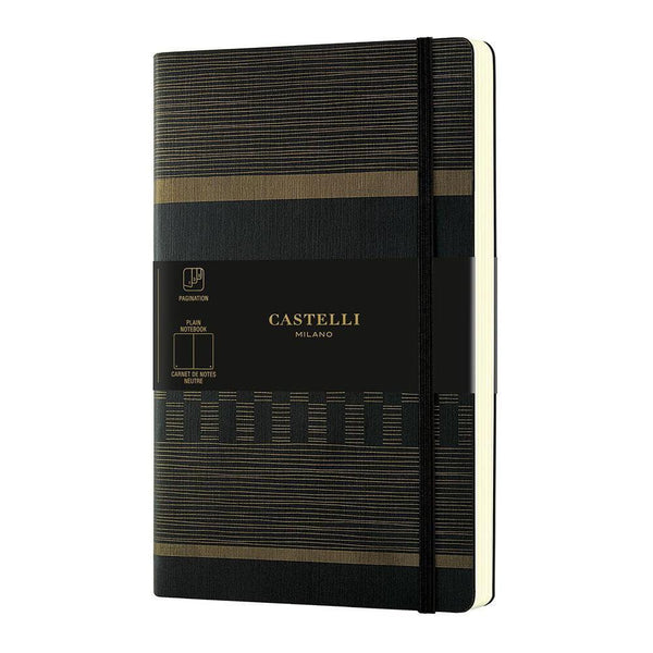 CTLI Carnet Tatami Médium Uni-Carnet-Castelli Milano-Dark Espresso-Papeterie du Dôme