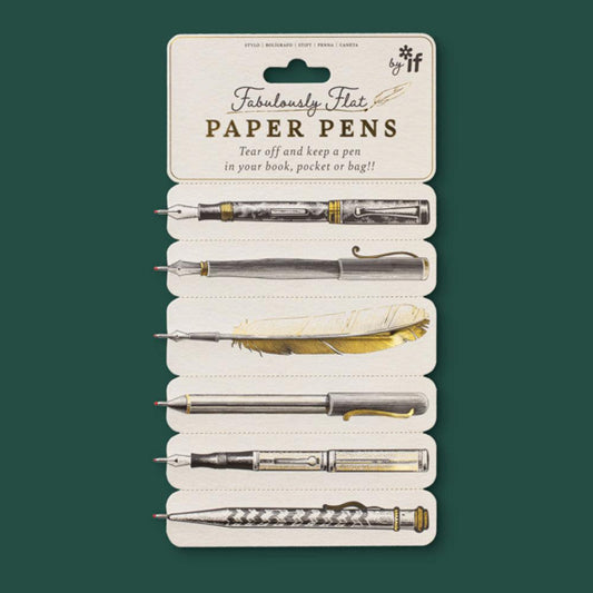 CTW Fabulously Flat Paper Pen Stylo Bille-Stylo Bille-Catwalk-Papeterie du Dôme