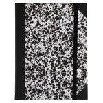 DPHN Carnet Marbré 22x17 Ligné 192p Elastique-Carnet-Le Dauphin-Blanc-Papeterie du Dôme