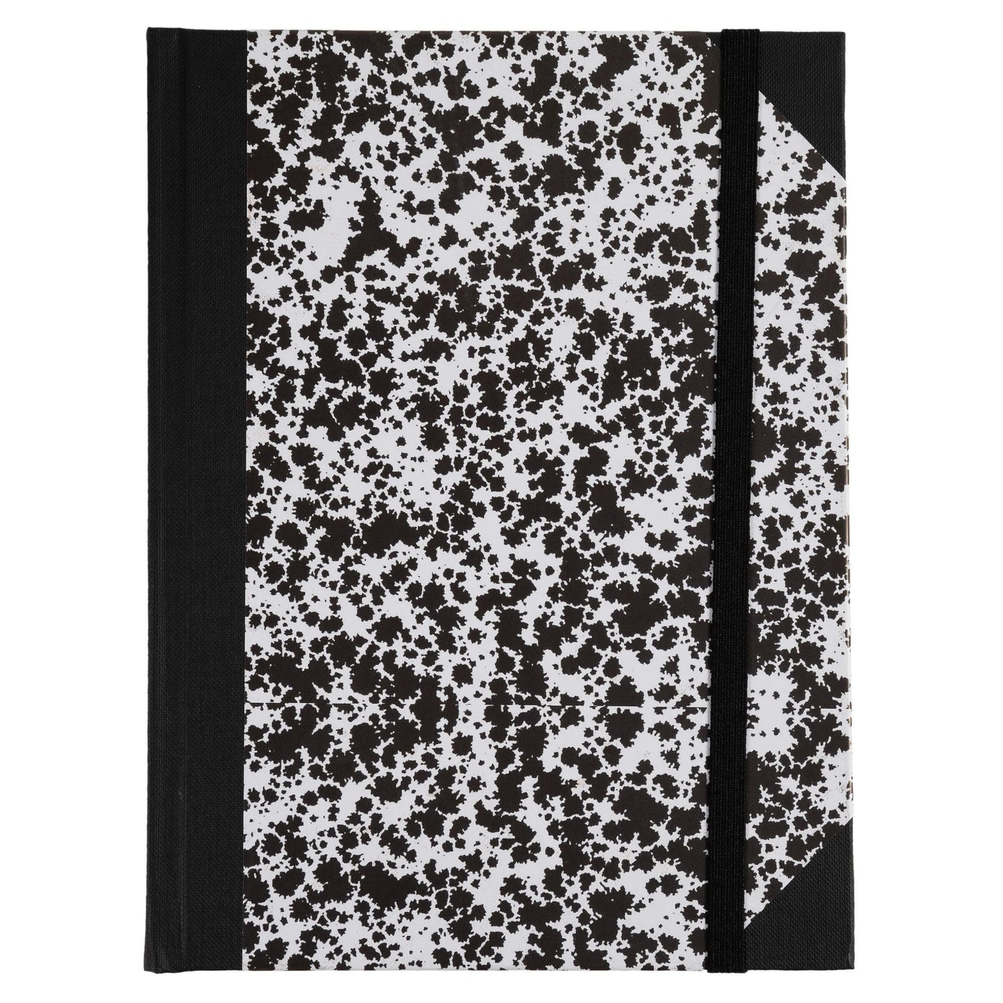 DPHN Carnet Marbré 22x17 Ligné 192p Elastique-Carnet-Le Dauphin-Papeterie du Dôme