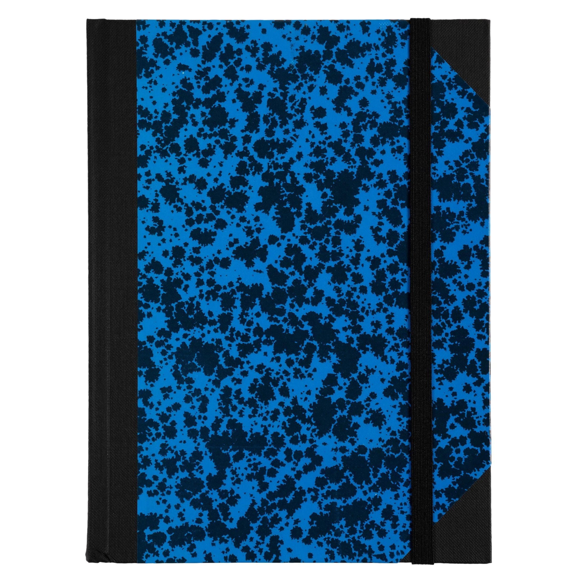 DPHN Carnet Marbré 22x17 Ligné 192p Elastique-Carnet-Le Dauphin-Papeterie du Dôme