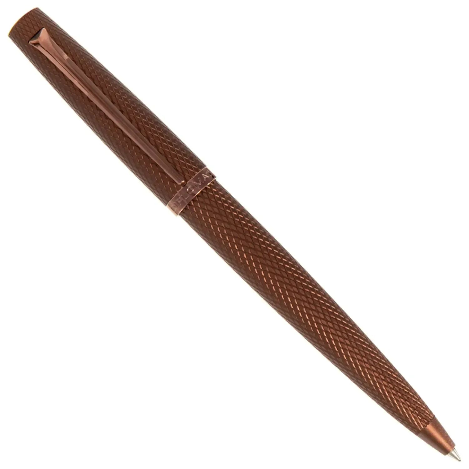 DPM Viper Marron Guilloché Stylo Bille-Stylo Bille-Diplomat-Papeterie du Dôme