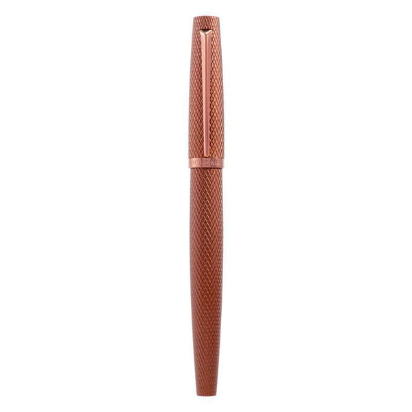 DPM Viper Marron Guilloché Stylo Plume-Stylo Plume-Diplomat-Papeterie du Dôme