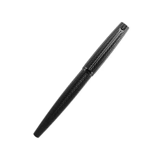 DPM Viper Noir Guilloché Stylo Plume-Stylo Plume-Diplomat-Papeterie du Dôme