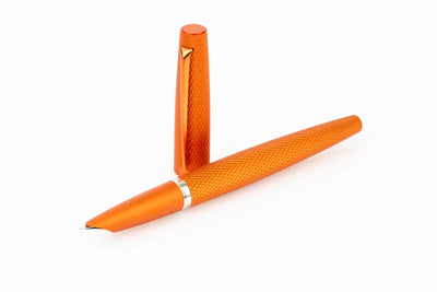DPM Viper Orange Guilloché Stylo Plume-Stylo Plume-Diplomat-Papeterie du Dôme