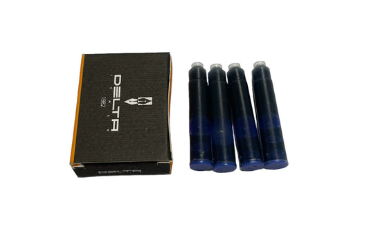 Delta Boîte 4 cartouches-Encre-Delta-Bleu-Papeterie du Dôme