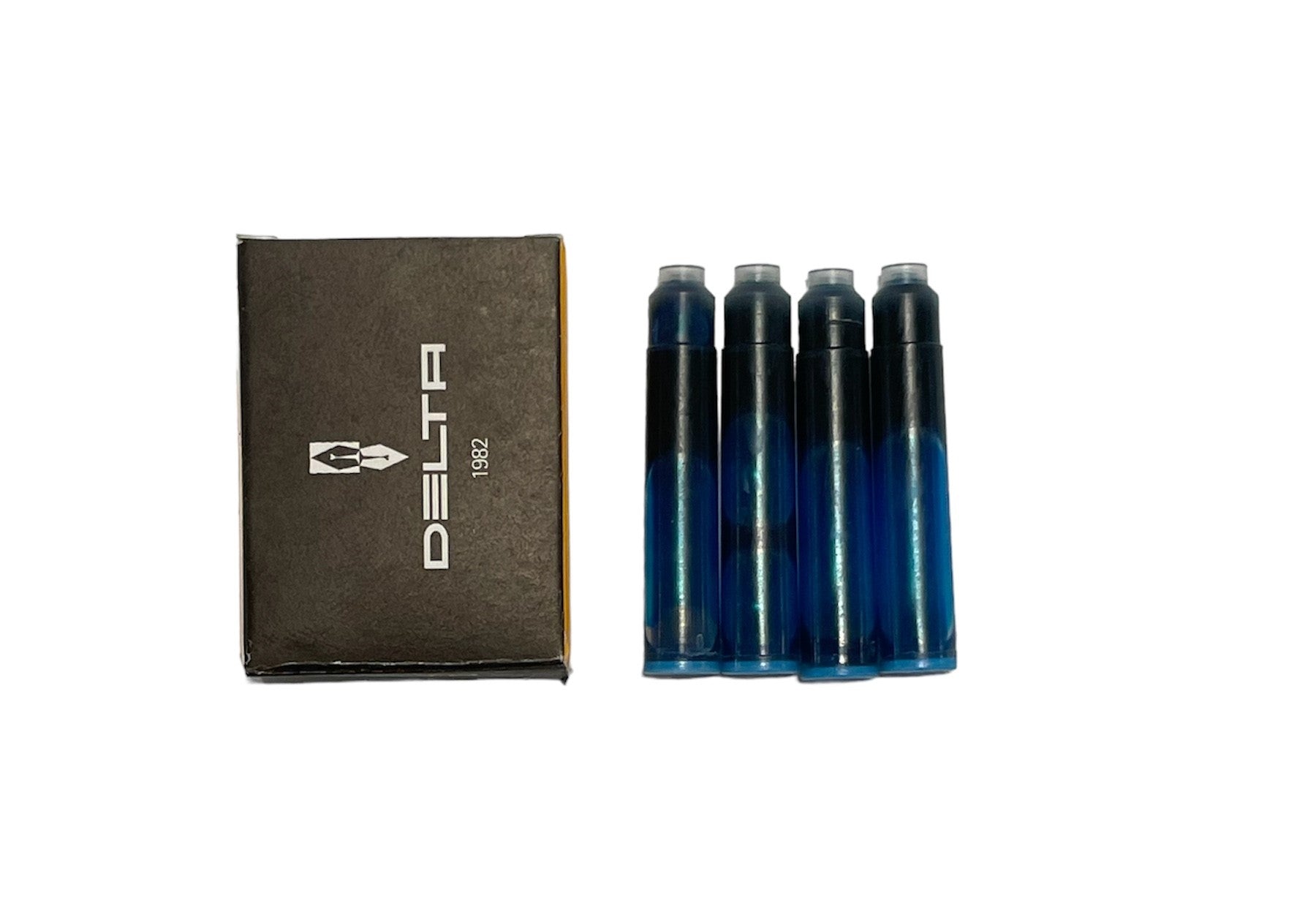 Delta Boîte 4 cartouches-Encre-Delta-Bleu clair-Papeterie du Dôme