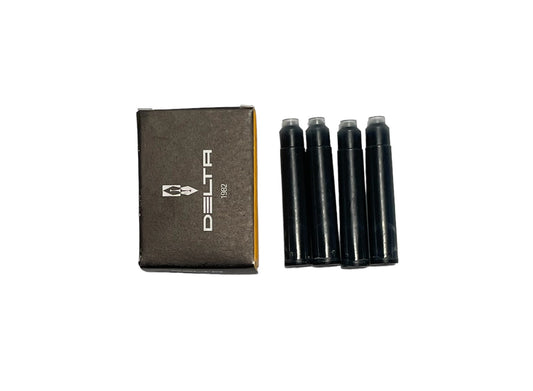 Delta Boîte 4 cartouches-Encre-Delta-Noir-Papeterie du Dôme