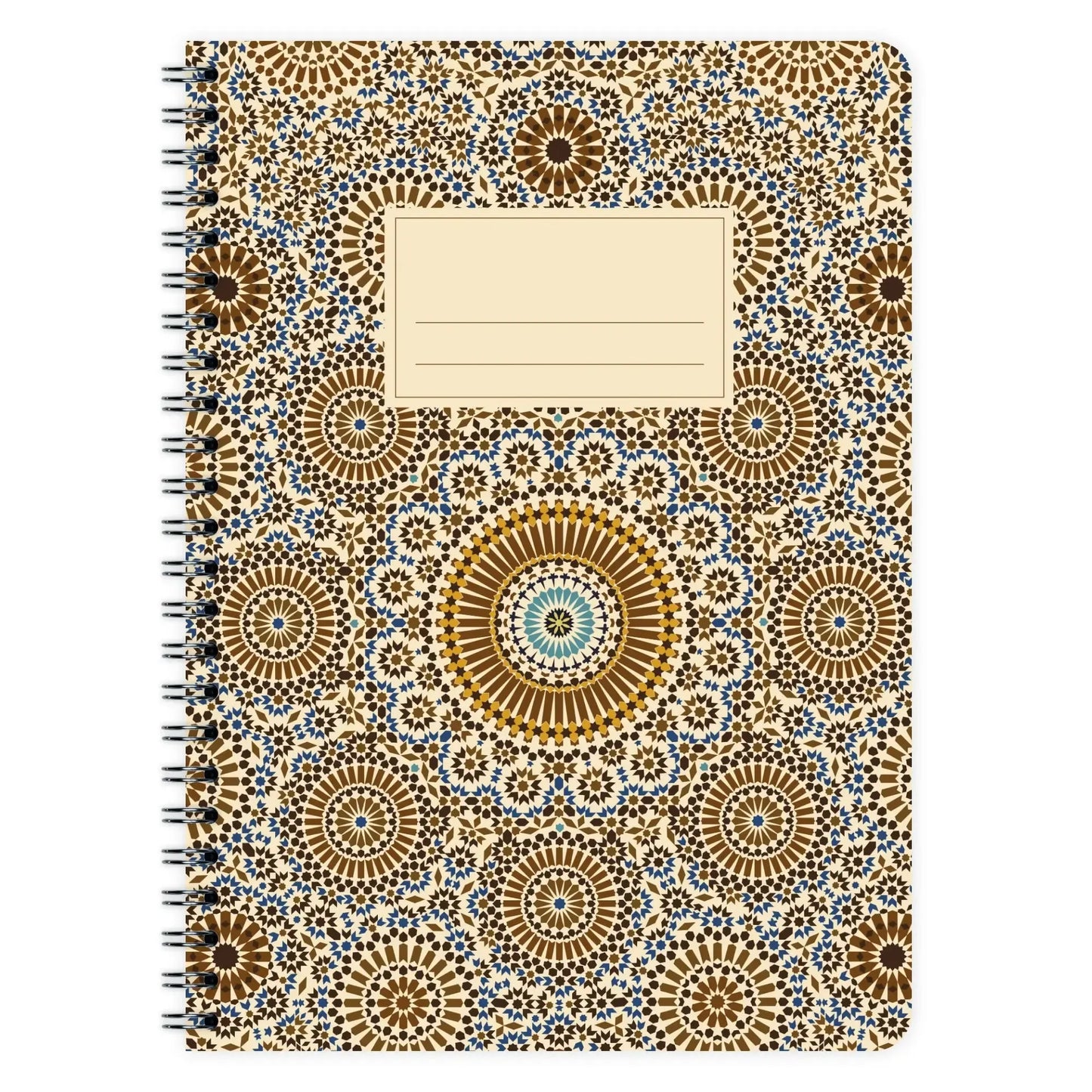 EMA Carnet Spirale Motif A5-Carnet-etmamu-Marocain-Nr. 2-Uni-Papeterie du Dôme