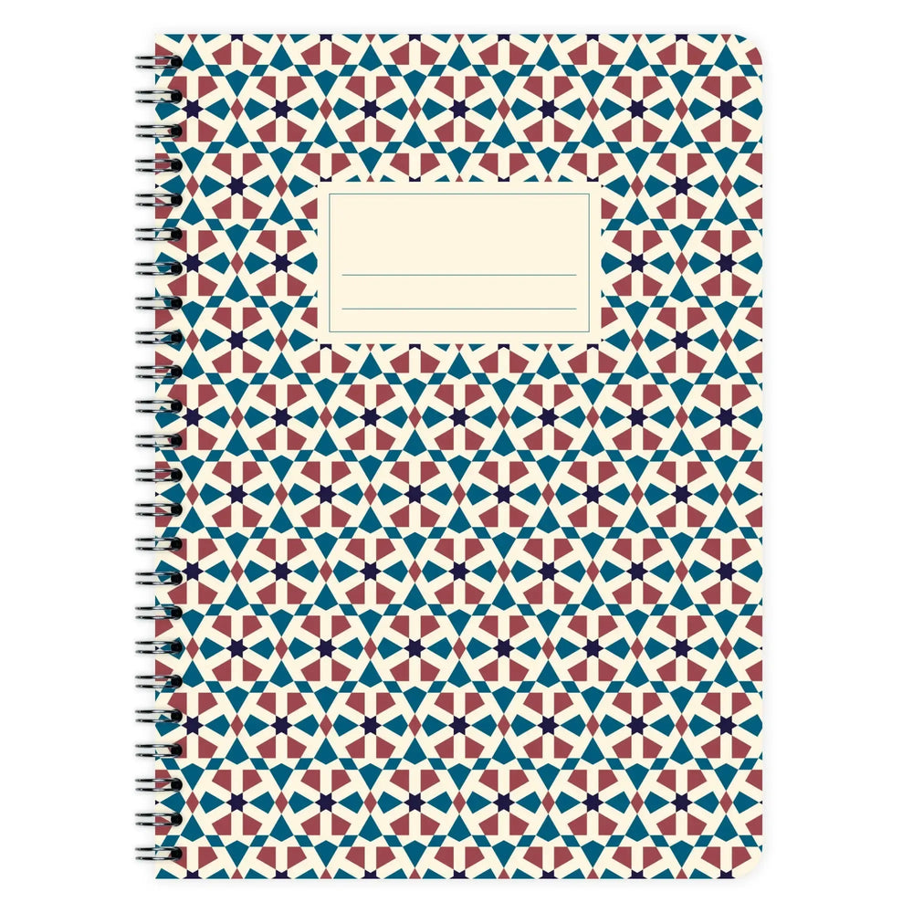 EMA Carnet Spirale Motif A5-Carnet-etmamu-Marocain-Nr. 7-Uni-Papeterie du Dôme