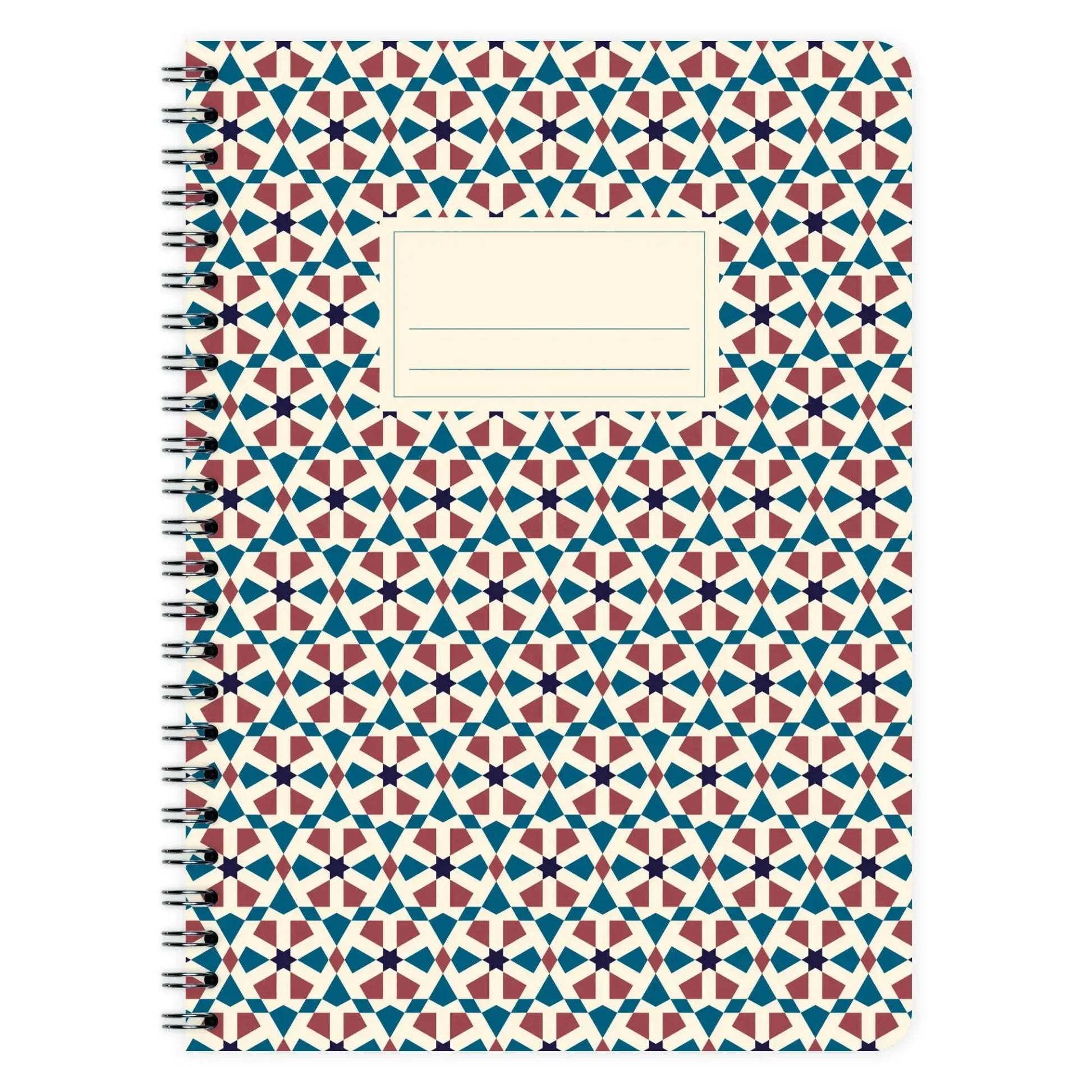 EMA Carnet Spirale Motif A5-Carnet-etmamu-Marocain-Nr. 7-Uni-Papeterie du Dôme