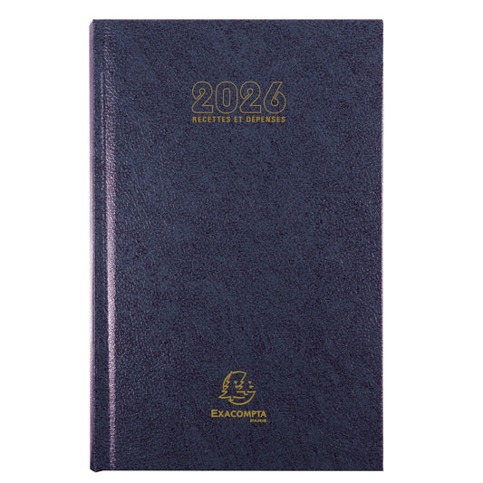 EXA Agenda Bureau Carré Recette et Dépenses Journalier-Agenda-Exacompta-Papeterie du Dôme