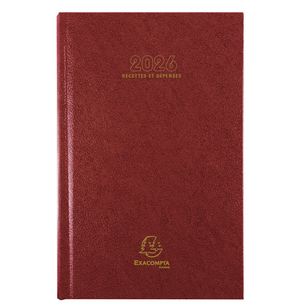 EXA Agenda Bureau Carré Recette et Dépenses Journalier-Agenda-Exacompta-Papeterie du Dôme