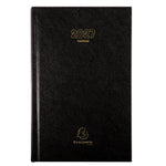EXA Agenda Bureau Carré Travers Journalier-Agenda-Exacompta-2027-Noir-Papeterie du Dôme