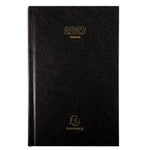 EXA Agenda Bureau Carré Travers Journalier-Agenda-Exacompta-2027-Noir-Papeterie du Dôme