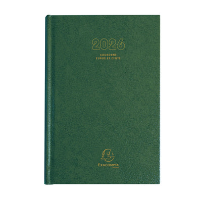EXA Agenda Bureau Couronne Euros et Cents Journalier-Agenda-Exacompta-Papeterie du Dôme