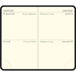 EXA Agenda Duo Kaa 2J/P 75x115 Fermeture-Agenda-Exacompta-Papeterie du Dôme