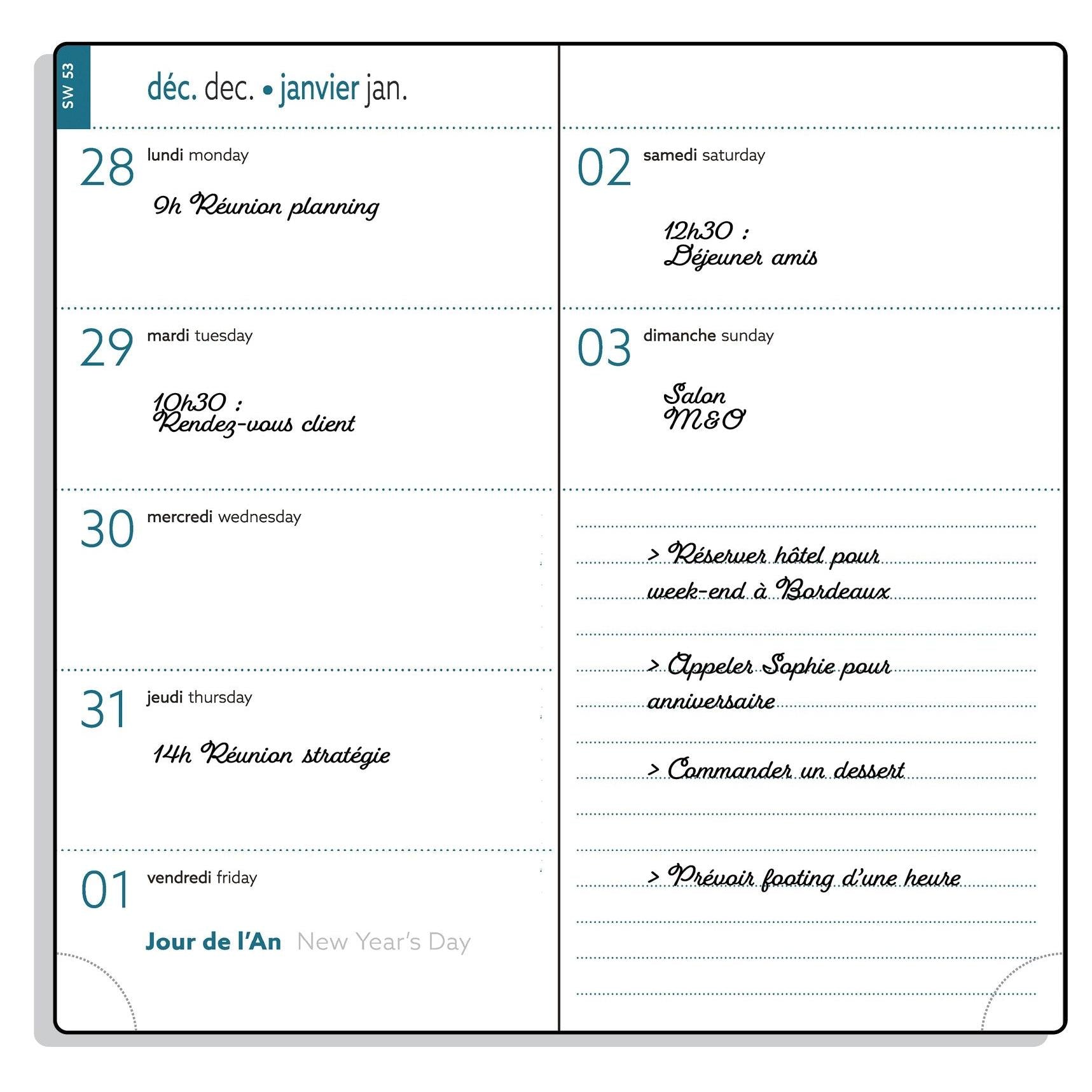 EXA Agenda Easytime 17 Mini Labo Semainier-Agenda-Exacompta-Papeterie du Dôme