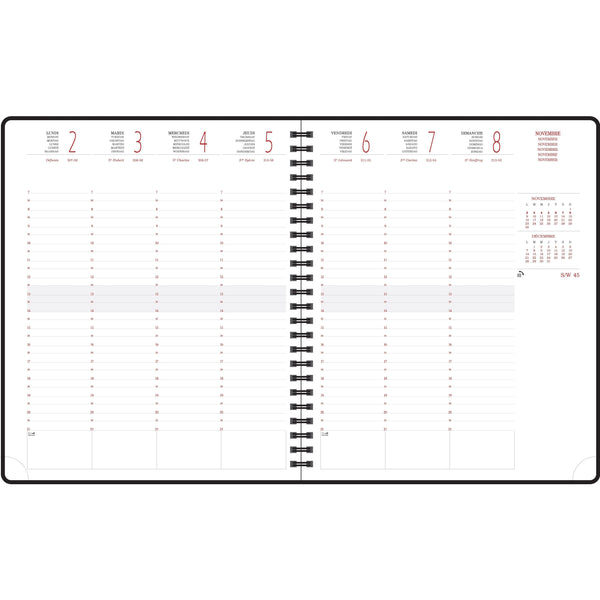 EXA Agenda Eurotime 22 Chemin des Marettes Semainier-Agenda-Exacompta-Papeterie du Dôme