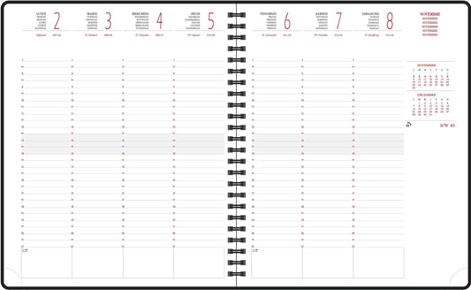 EXA Agenda Eurotime 22 S Forever Semainier-Agenda-Exacompta-Papeterie du Dôme