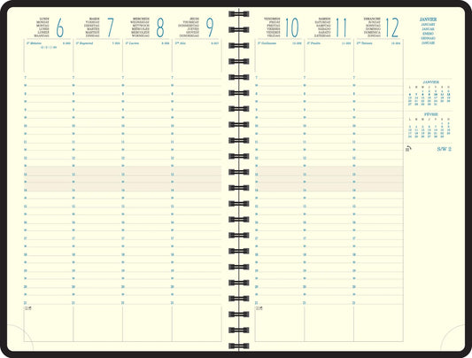 EXA Agenda Eurotime 24S Duo Kaa Semainier-Agenda-Exacompta-Papeterie du Dôme