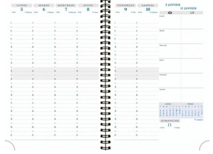 EXA Agenda Horizons 20S Visuel Napura Semainier-Agenda-Exacompta-Papeterie du Dôme