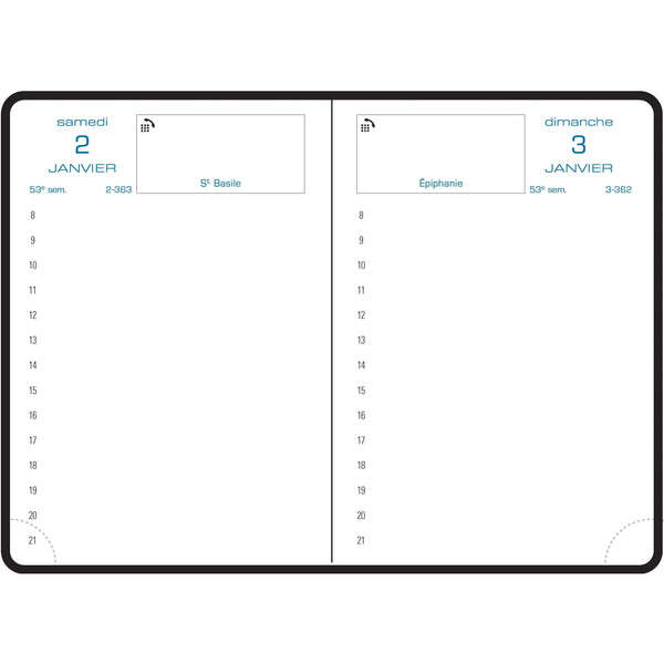 EXA Agenda Pocket Winner Journalier 85x130-Agenda-Exacompta-Papeterie du Dôme
